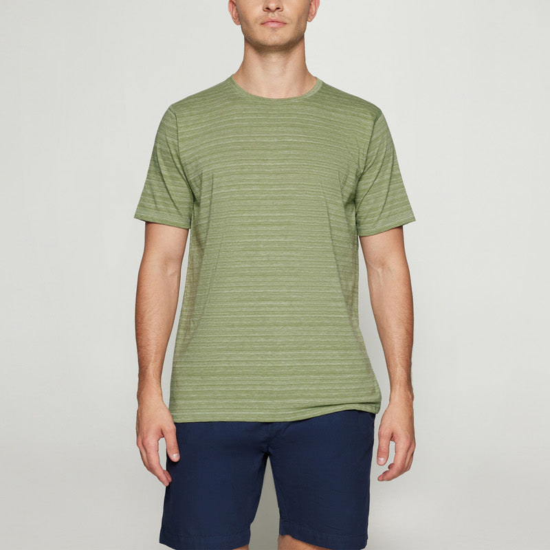 GusSi Space Stripe + - Oil Green