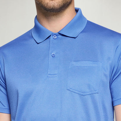 ThomasSI Pocket Tech Polo + - Blue Legacy