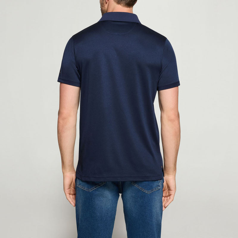 ThomasSI Pocket Tech Polo + - Blue Captain