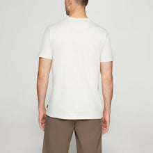 FinnSi Front Print Tee + - Ecru Vapor