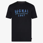 FinnSi Front Print Tee + - Black