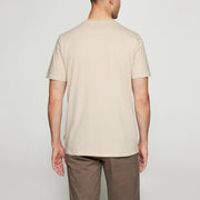 FelixSi Mini Stripe Print Tee+ - Warm beige