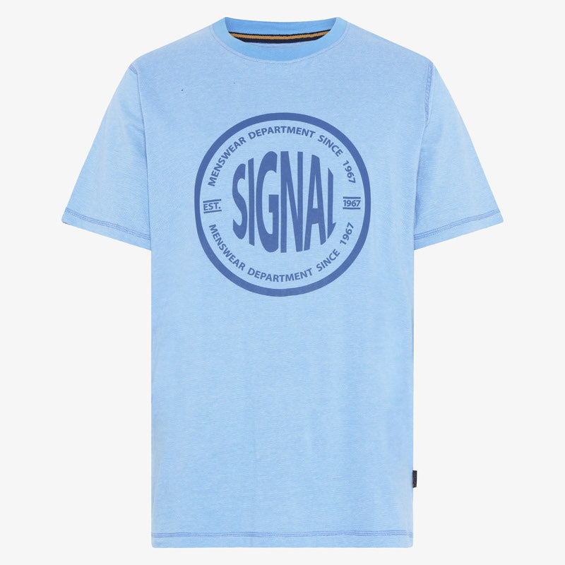 FelixSi Mini Stripe Print Tee+ - Blue Legacy