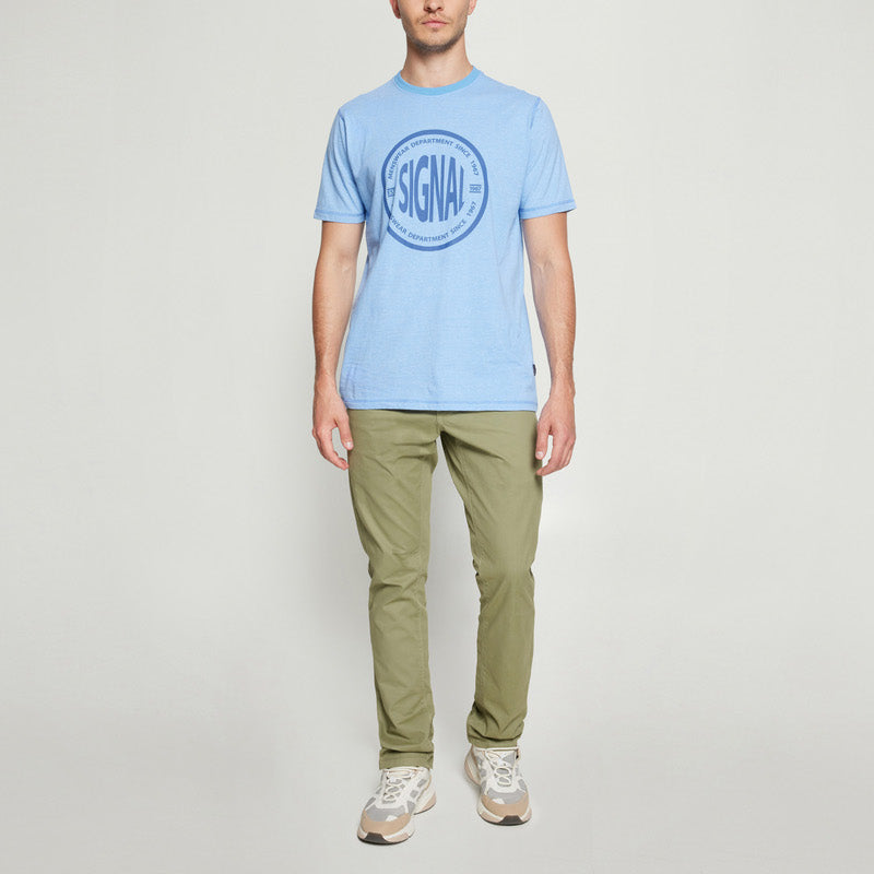 FelixSi Mini Stripe Print Tee+ - Blue Legacy