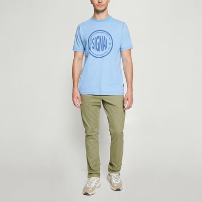 FelixSi Mini Stripe Print Tee+ - Blue Legacy