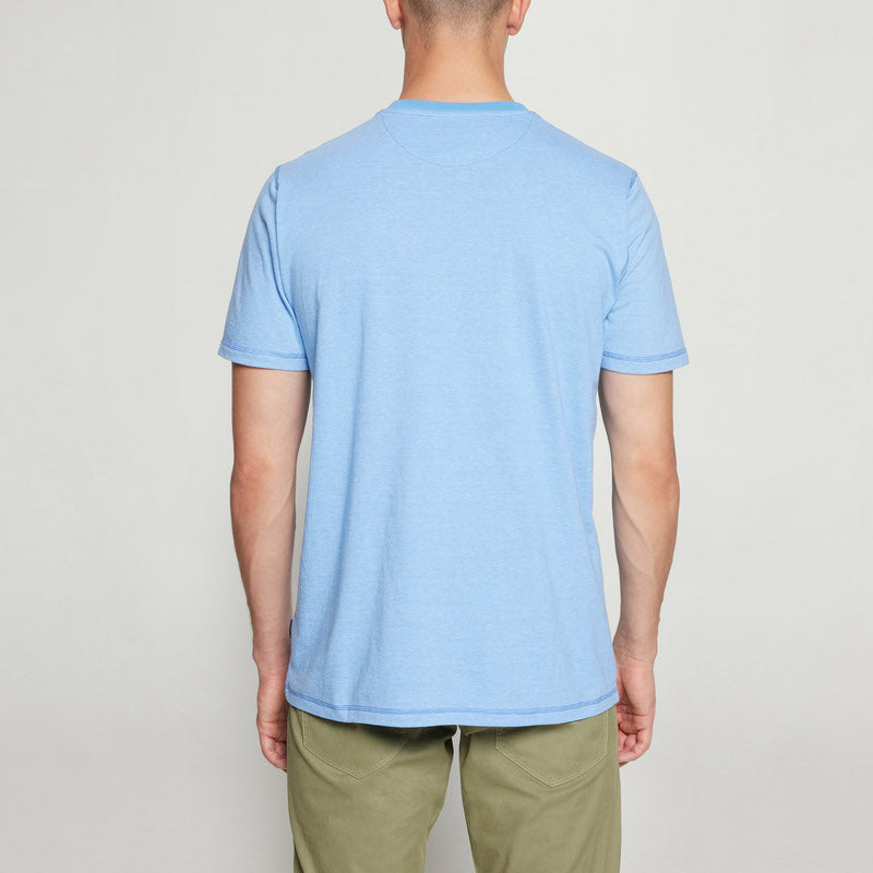 FelixSi Mini Stripe Print Tee+ - Blue Legacy