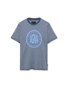 FelixSi Mini Stripe Print Tee+ - Blue Captain