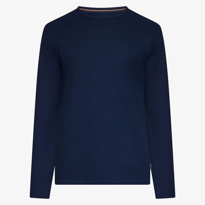 FredSi Waffle Tee LS - Blue Captain