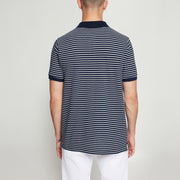 EloSi Heavy Stripe Polo - Deep Marine