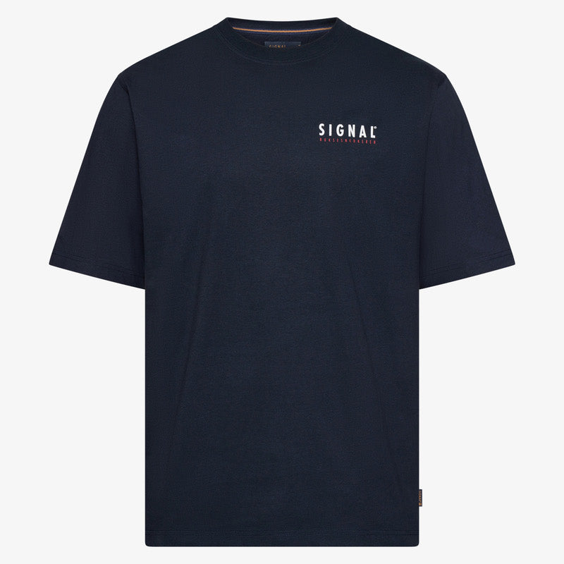 FabSi Backprint Tee - Deep Marine
