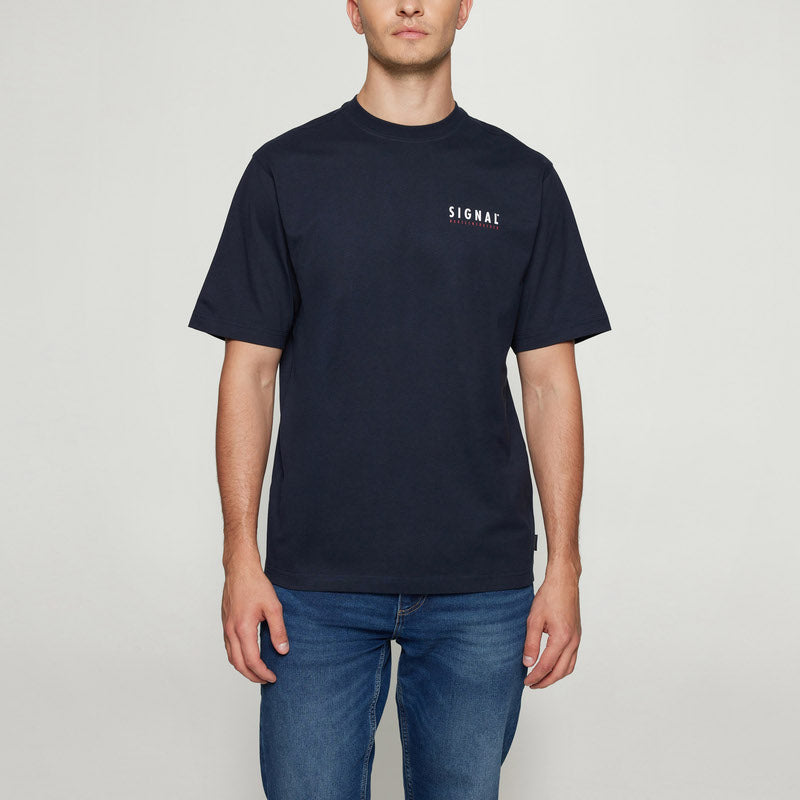 FabSi Backprint Tee - Deep Marine