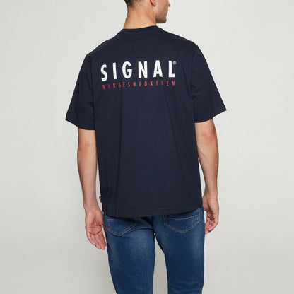 FabSi Backprint Tee - Deep Marine