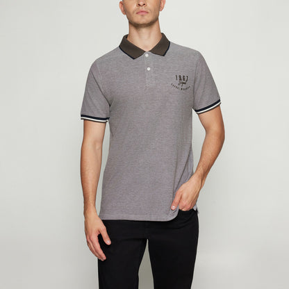 ElvisSi Oxford Polo - Espresso