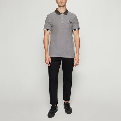 ElvisSi Oxford Polo - Espresso