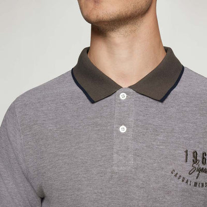 ElvisSi Oxford Polo - Espresso