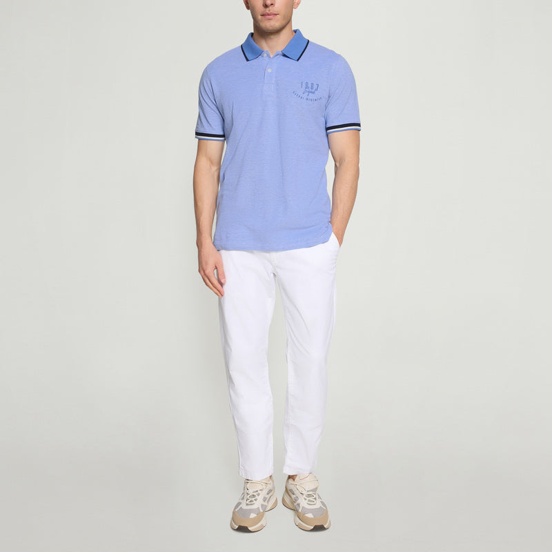 ElvisSi Oxford Polo - Blue Legacy