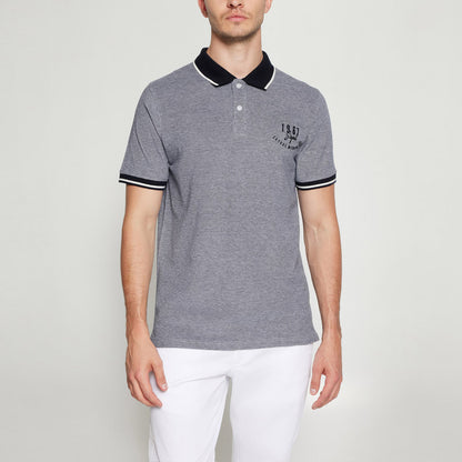 ElvisSi Oxford Polo - Deep Marine