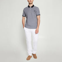 ElvisSi Oxford Polo - Deep Marine