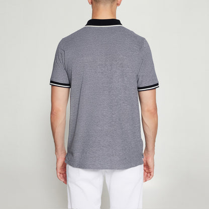 ElvisSi Oxford Polo - Deep Marine