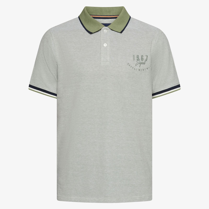 ElvisSi Oxford Polo - Oil Green
