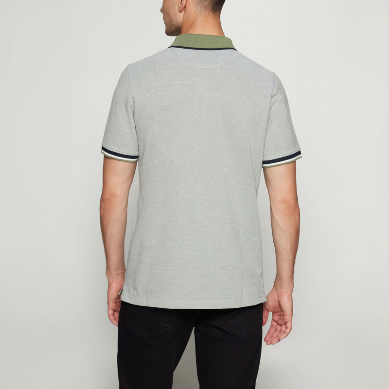 ElvisSi Oxford Polo - Oil Green