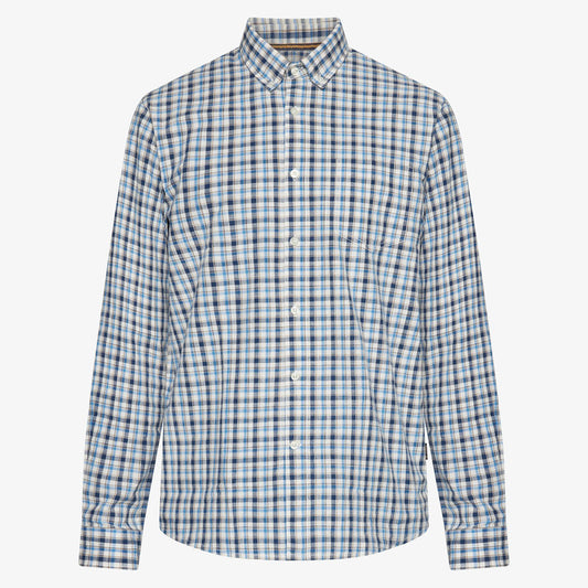 GabrielSi Slub Check - Warm beige