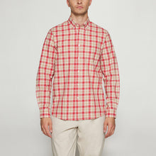 GabrielSi Slub Check - Dusty red