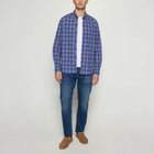 GabrielSi Slub Check - True blue
