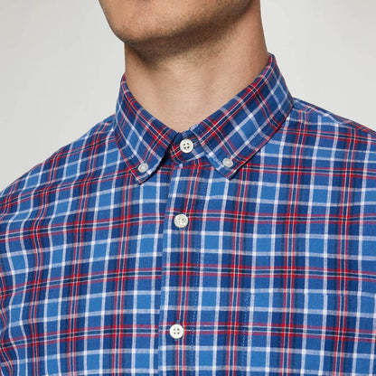 GabrielSi Slub Check - True blue