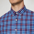 GabrielSi Slub Check - True blue