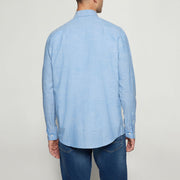 GeoSi Slub Solid - Blue Legacy