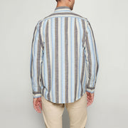 GustavSi Slub Stripe - Blue Captain