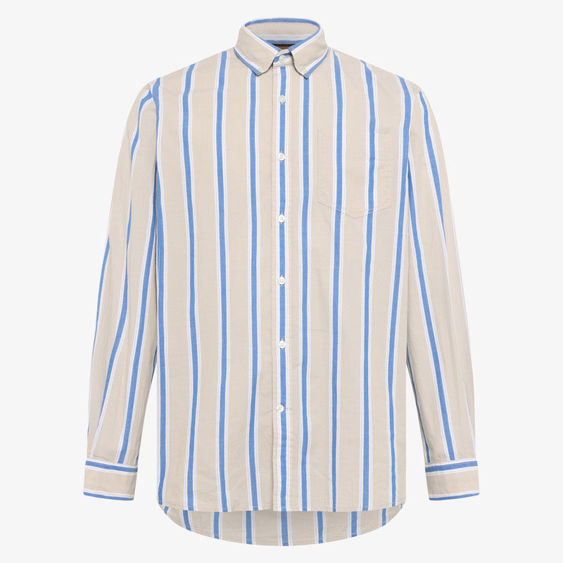 GarySi Poplin Stripe - Warm beige
