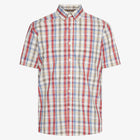 GianSi Slub Check SS - Dusty red