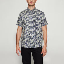 GusSi Linen/cotton Print - Creamy