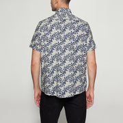 GusSi Linen/cotton Print - Creamy