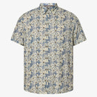 GusSi Linen/cotton Print - Blue Captain