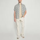 GusSi Linen/cotton Print - Blue Captain
