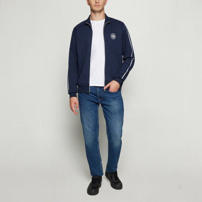 MattsSi Zip Sweat Cardigan - Deep Marine