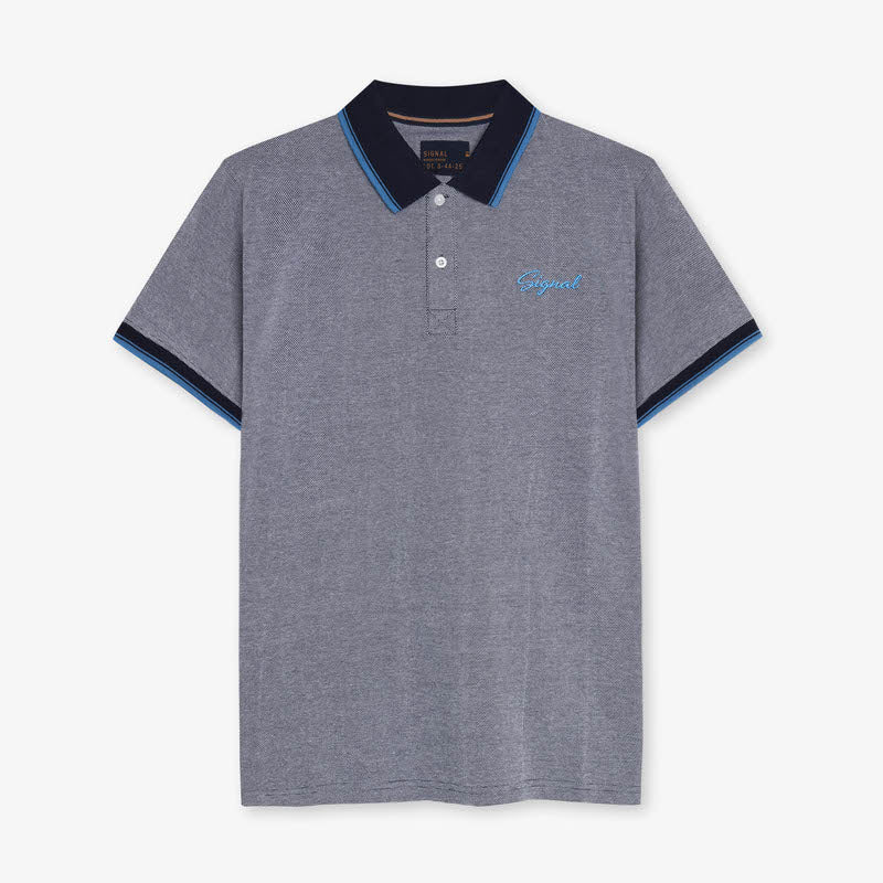 ReneSi Contrast Polo - Deep Marine