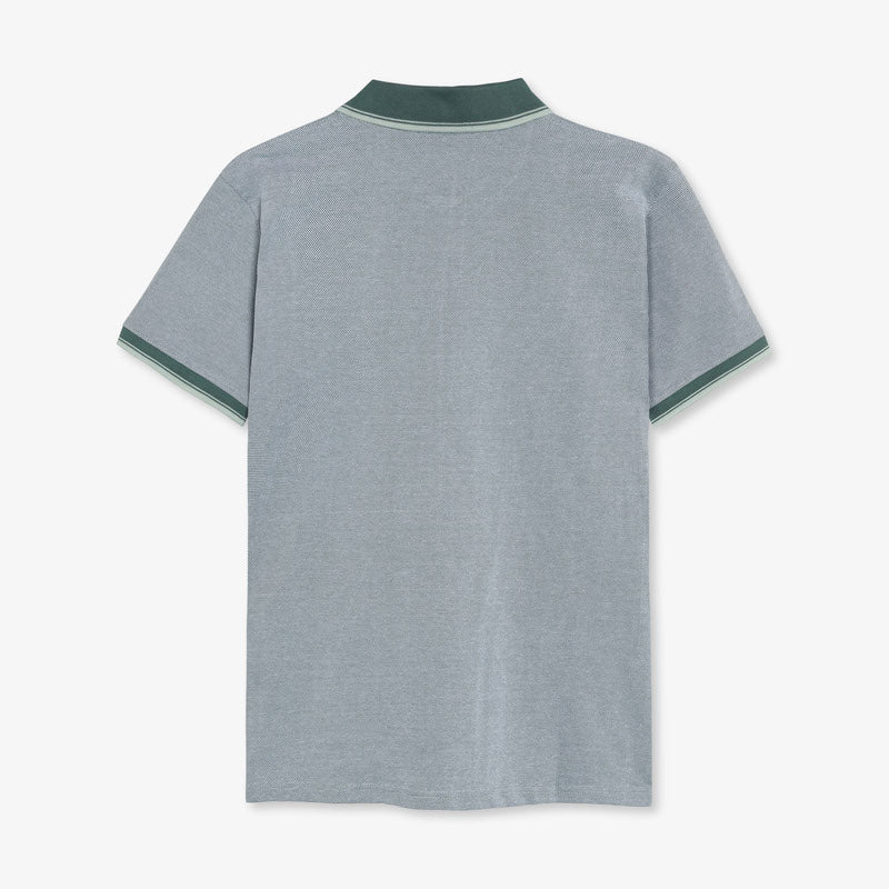 ReneSi Contrast Polo - Green Ivy