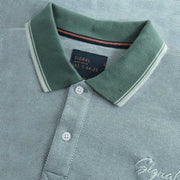 ReneSi Contrast Polo - Green Ivy