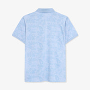 RavenSi Aop Jaquard Polo - Blue Wind