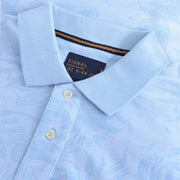 RavenSi Aop Jaquard Polo - Blue Wind