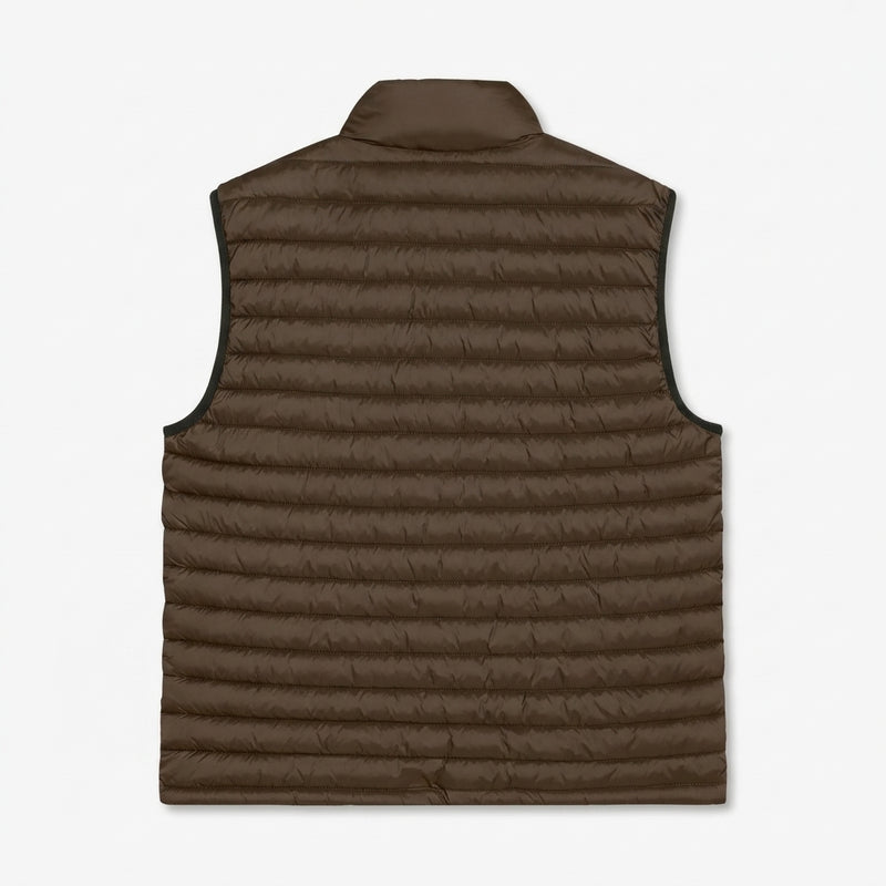 10279 LarrySi MiniPuf Vest - Espresso