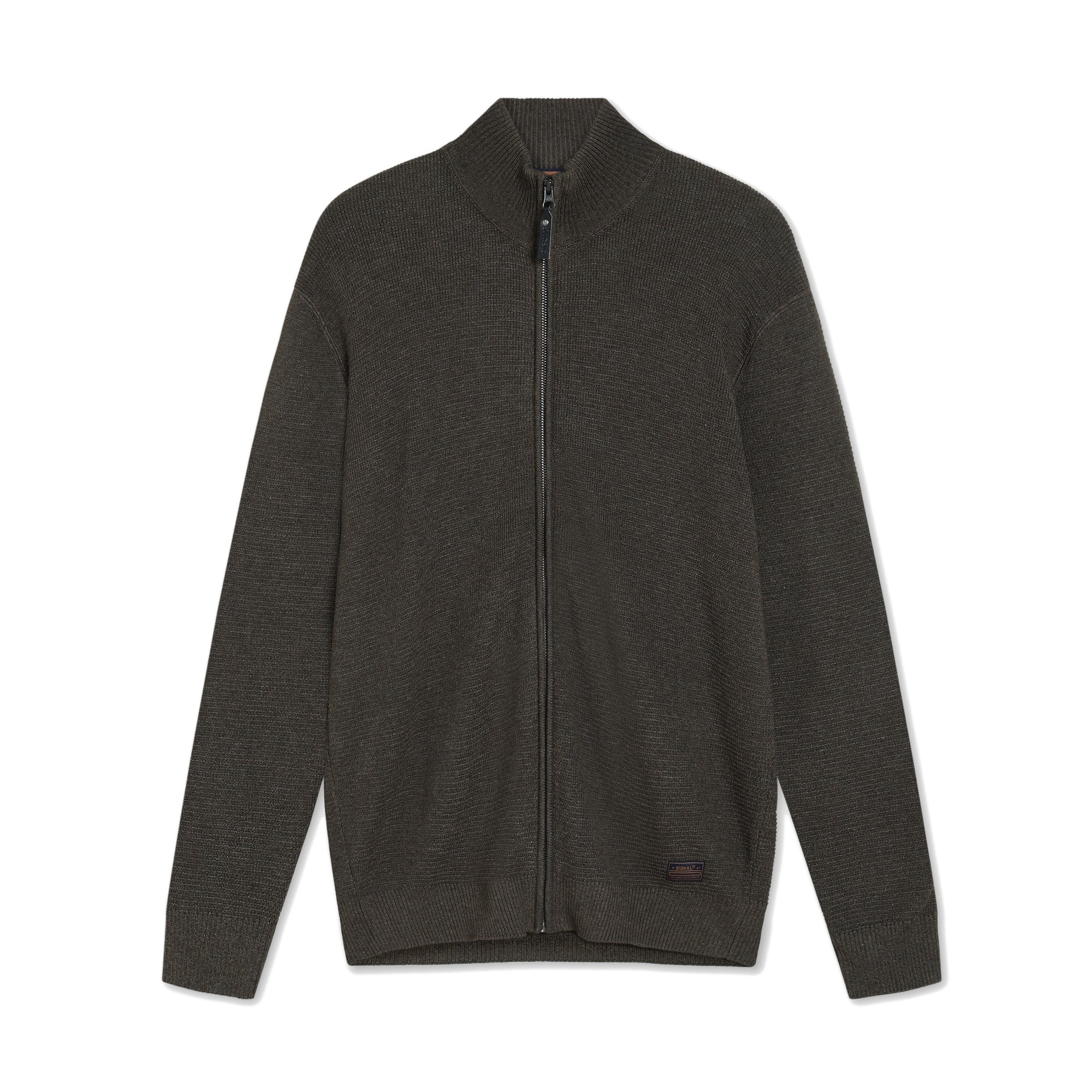 12499 ConnorSi Structure Cardigan + - Brown Coffee