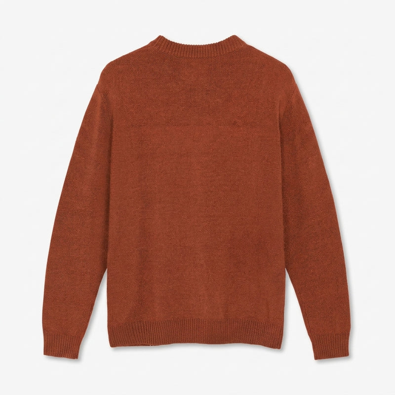12528 UtahSi Knit + - Rusty Red