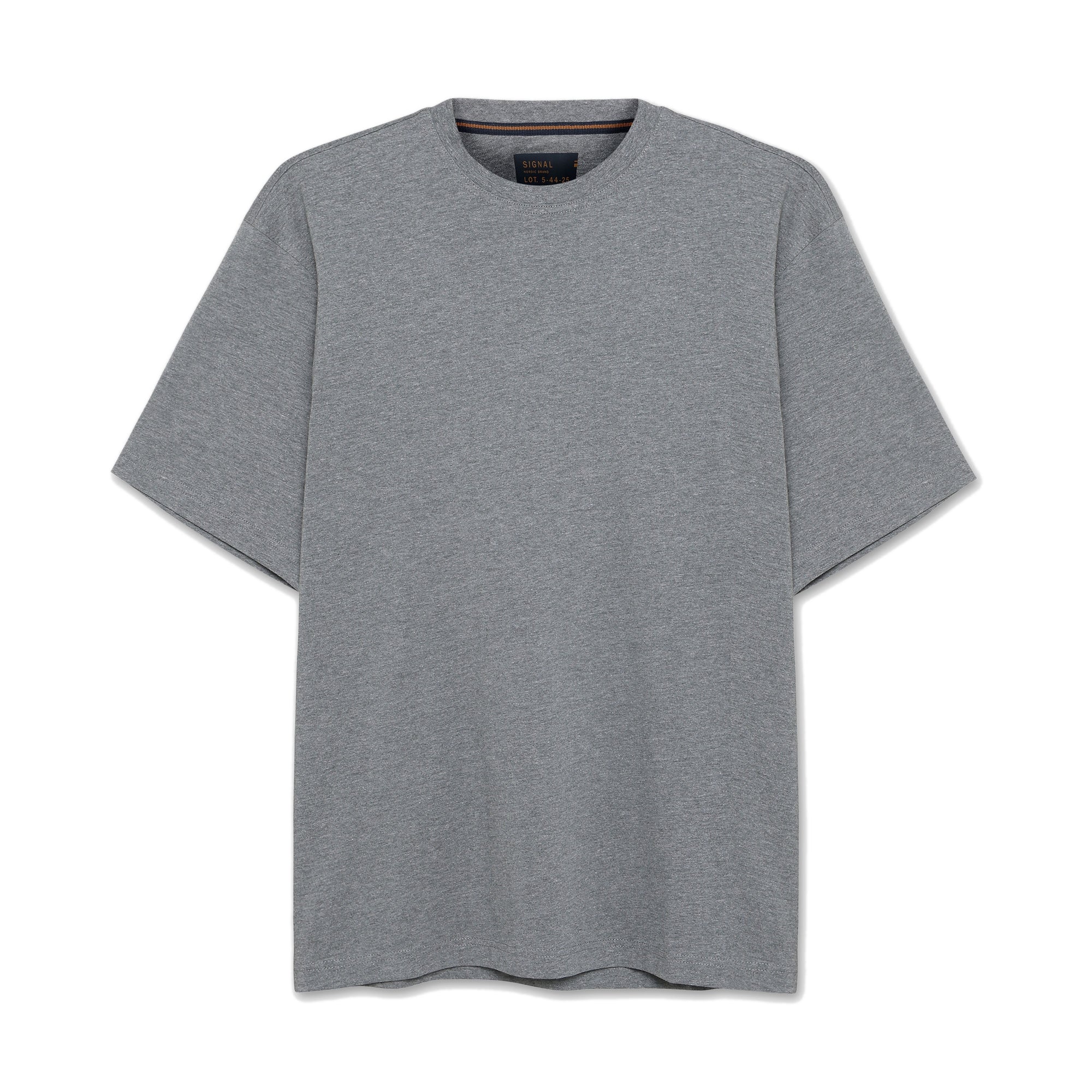 EddySi Tee + - Mid Grey Melange