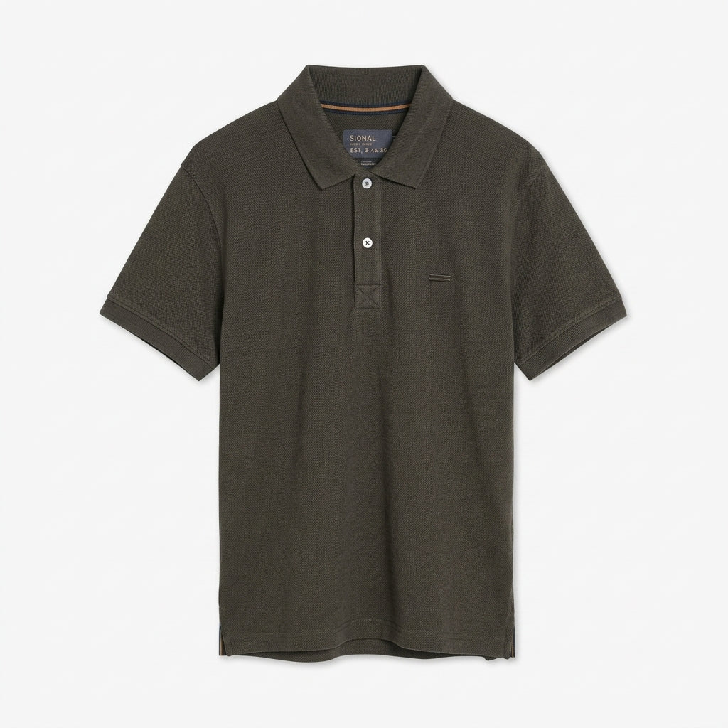 NickySi Polo + - Brown Coffee