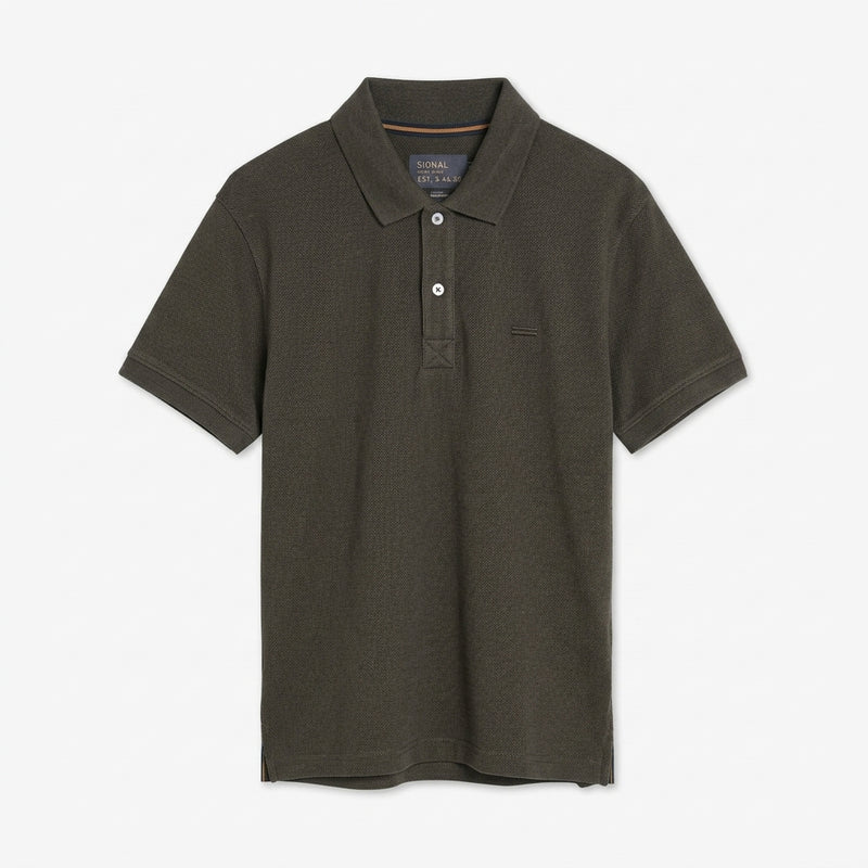 NickySi Polo + - Brown Coffee